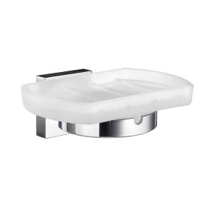 Soap Dish Smedbo House RK342 Chrome Frosted Glass