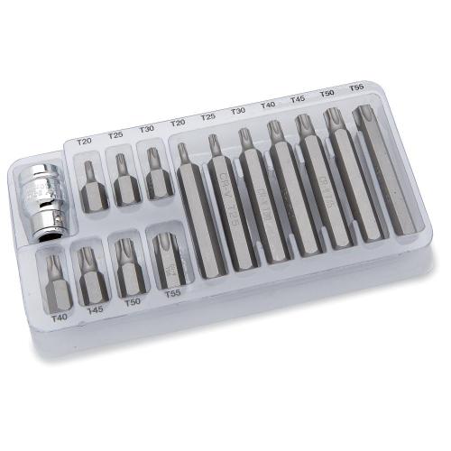 Torxsats T20-T55, 15Del, ETC 989329