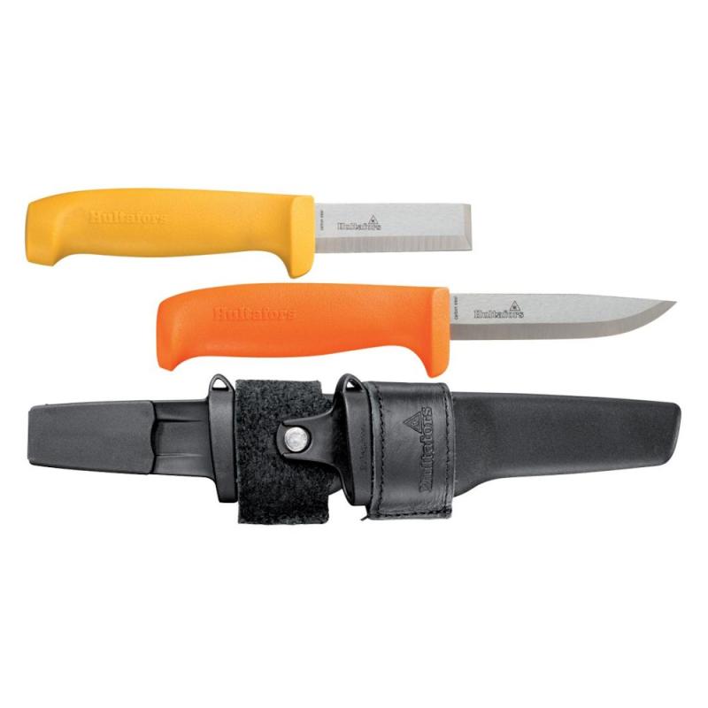 Skedekniv Dobbelt STK-HVK, Gul/Orange, Hultafors