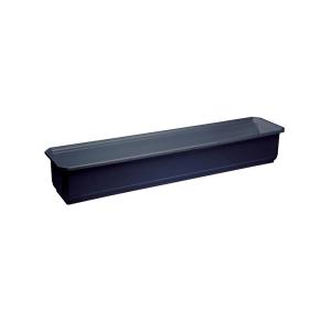 Flower Box Plastic, 500mm, Black, 10pcs, Nyby