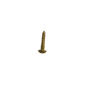Träskruv TKS 4x20mm Massiv Mässing 10st Serva