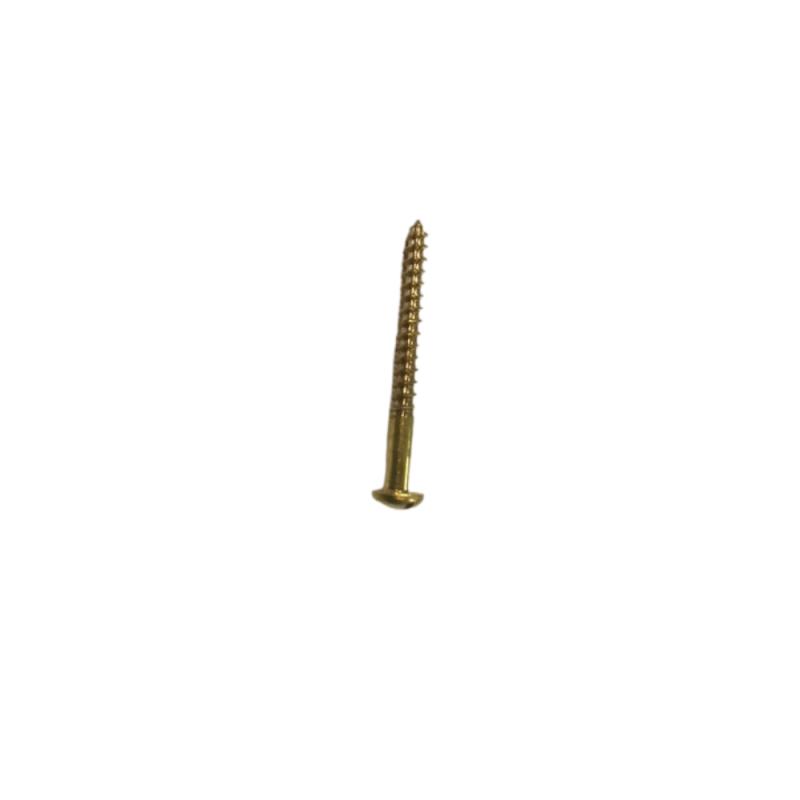 Träskruv TKS 4x40mm Massiv Mässing 10st Serva