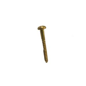 Träskruv TKS 5x50mm Massiv Mässing 5st Serva
