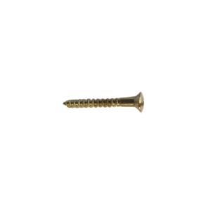Träskruv TKFS 4x30mm Massiv Mässing 10st Serva
