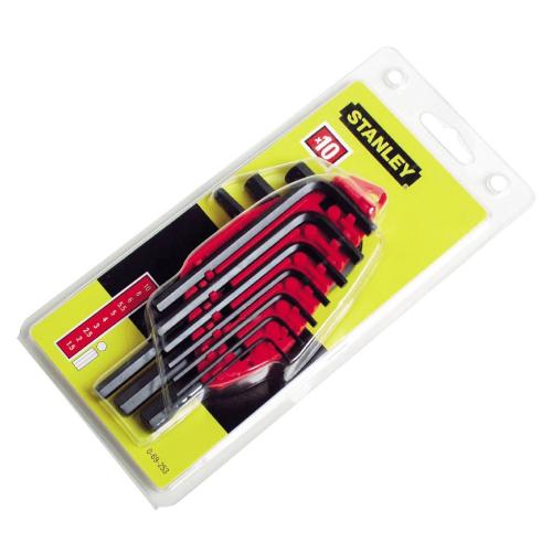 Allen Key Set 1.5-10mm 10pcs Stanley