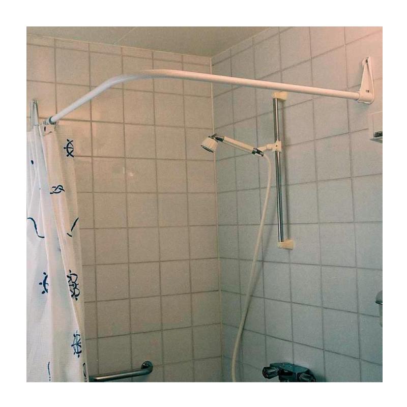 Duschstång Vinkel, 850x850mm, Vit, Ericsindustrier