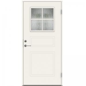Ytterdörr Swedoor P-500 Cotswoldglas Vit NCS-S 0502-Y