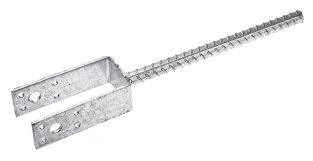 STOLPSKO MODELL U 73X40X4MM VARMFÖRZINKAD