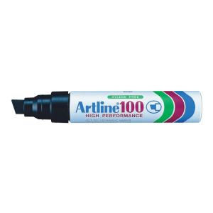 Overstregningstusch 100, 12mm, Sort, 6stk, Artline