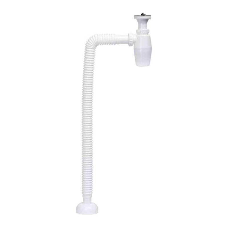 Vattenlås Flexibelt Med Bottenventil Plast För 32mm Rör Gelia
