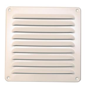 Ventilgrill, 195x195mm, Hvid, Fresh