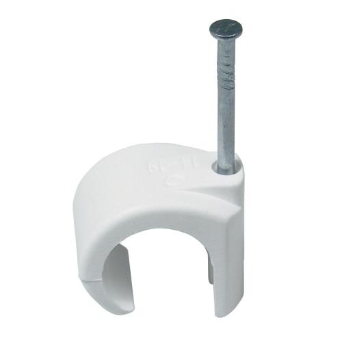 Clips Rund Med Spik 3-5mm Vit 150stx5pak Bårebo 142280