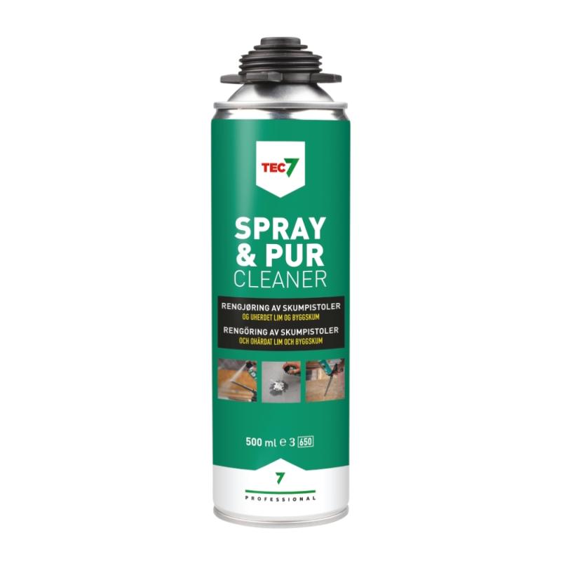 Rengøring Spray & PUR Cleaner ​500ml Tec7