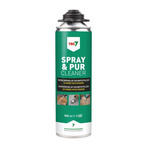 Cleaning Spray & PUR Cleaner 500ml Tec7