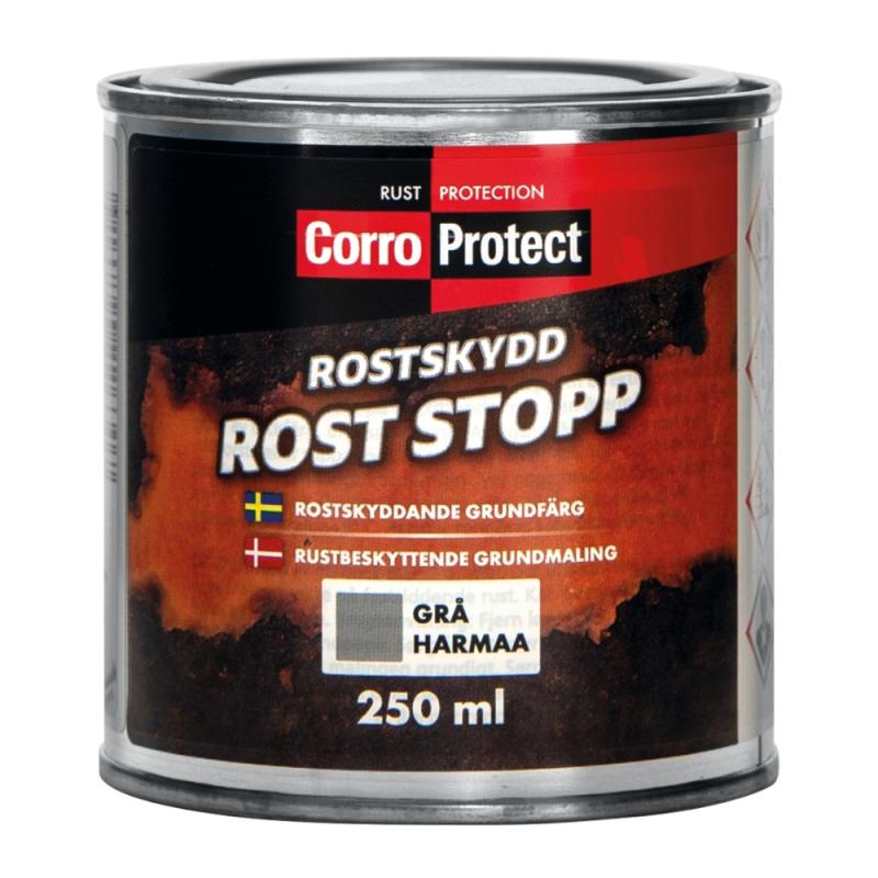 Grundfärg Rost-Stopp 250ml Grå Corro Protect