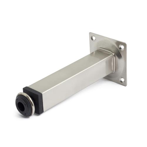 Bordsben 611, 25x25x100mm Matt Nickel, Habo 14538