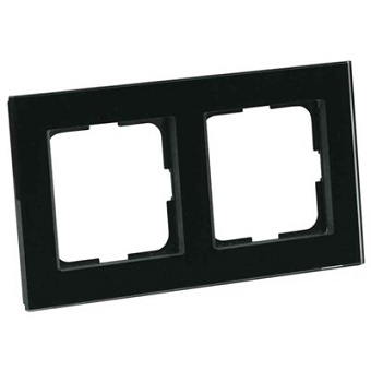 Elko Plus Option Ram 2Fack Glas Svart