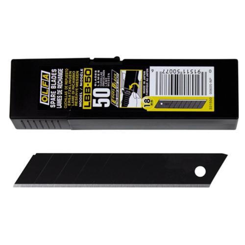 Breakaway Klinge LBB50 Sort 50stkx6pakke Olfa