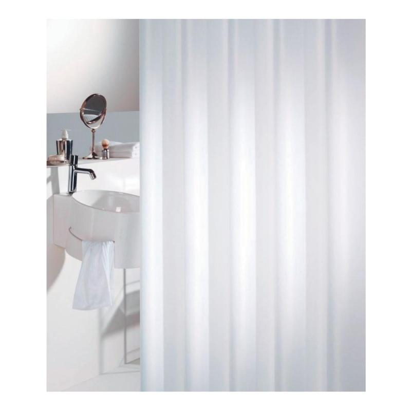 Draperi Vinyl Granada, 180x200cm, Vit, Ericsindustrier