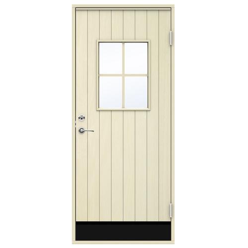 Varmförrådsdörr Swedoor Clever-Line Sälen Glas Med Sparkplåt Björk