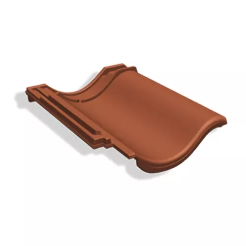 Halvpanna Tvilling Falsat Lertegel Benders