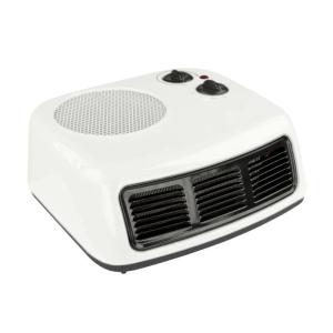 Heating Fan In Sheet Metal With Thermostat 2kW 230V White