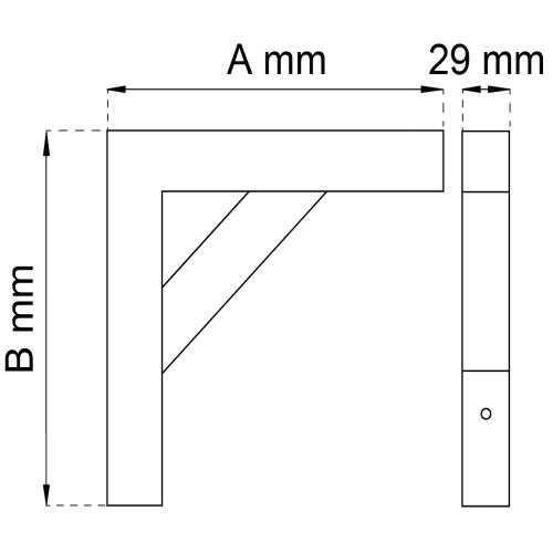 Konsol 300 Svart, Habo