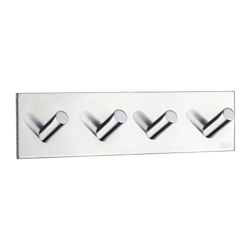 Square Hook Self Adhesive Angular Chrome BK1096