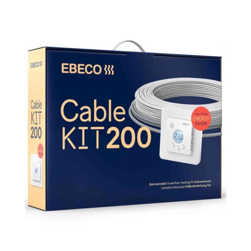 Gulvvarme Ebeco Kabelsæt 200 200W