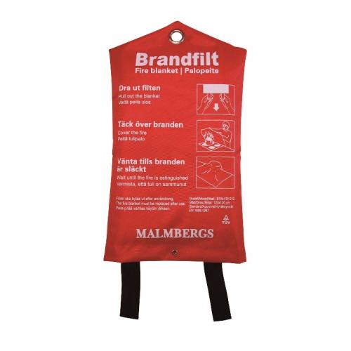 Brandslukningstæppe 120x120cm, Malmbergs 9994016
