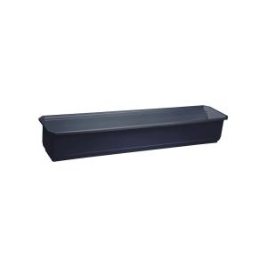 Flower Box Plastic, 900mm, Black, 10pcs, Nyby