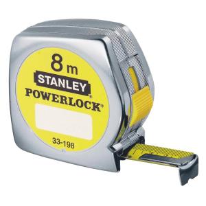 Målebånd 8m, Powerlock, 4stk, Stanley