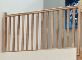 SKYDDRÄCKE PRIMA  BOK TRÄ 1M