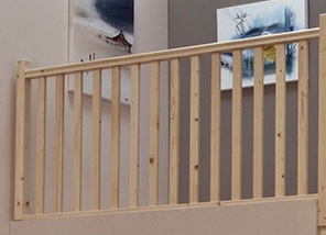 SKYDDRÄCKE PRIMA TRÄ GRAN 1M