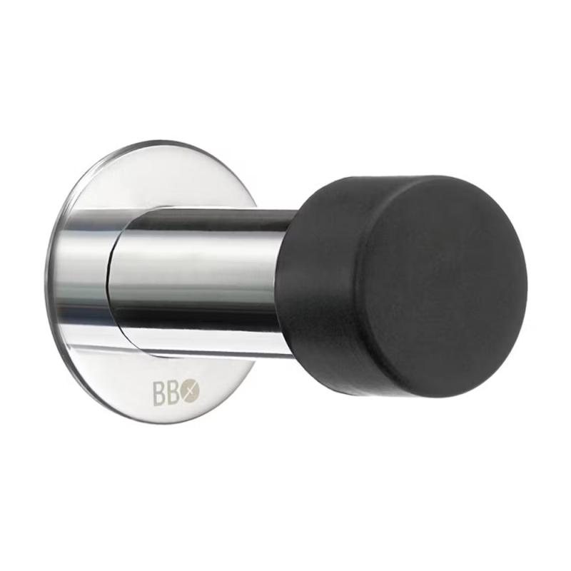 Dørstopper 75mm Poleret Rustfrit Stål Beslagboden BK148