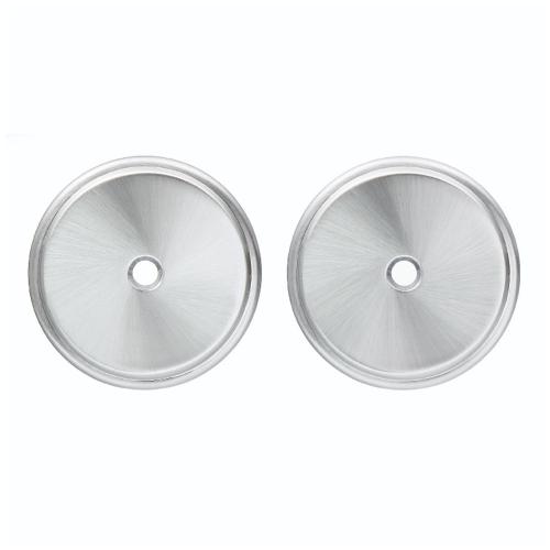 Dækplade 50mm Børstet Krom Beslagboden B218KM