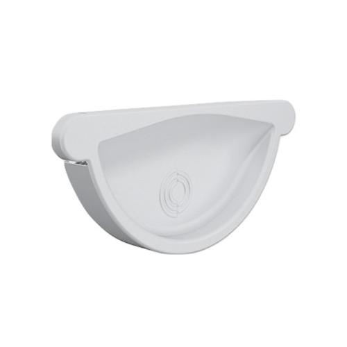 RG Universal Tagrendeafslutning med Tætning 125mm Antikvit, Lindab 4843