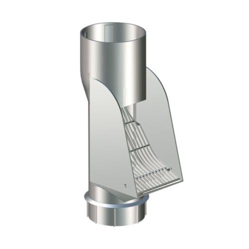 SLS Selvrensende Bladfanger Silvermetallic, Lindab 74342