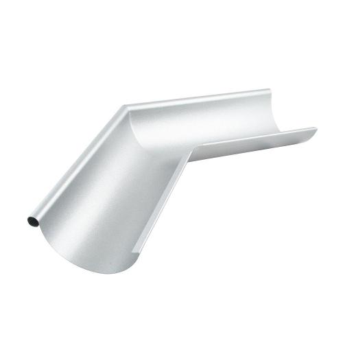 RVI Tagrende Vinkel Indvendig Hjørne 125mm 135° Sølvmetallic, Lindab 97358