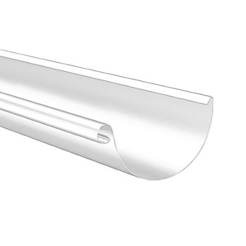 Hängränna R Halvrund, 100/3000mm Vit, Lindab 15893