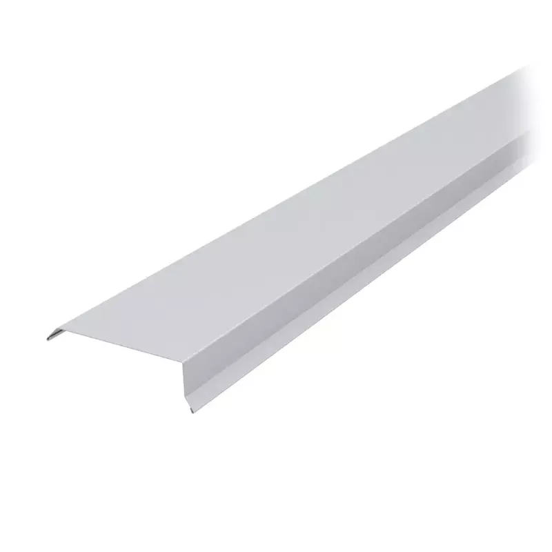 Vattbrädesbeslag 105x2000mm Aluzink