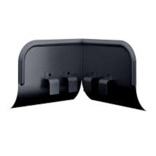 OSK Overløbsbeskyttelse Vinklet 90 grader Sort, Lindab 37800