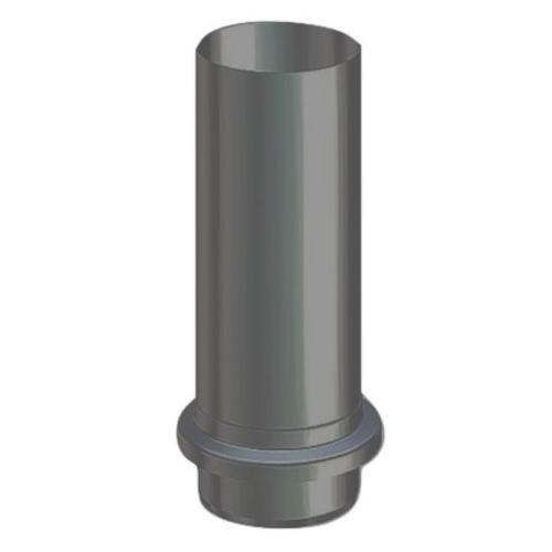 BUTK Brøndudløb 87mm Mørkegrå, Lindab 93938