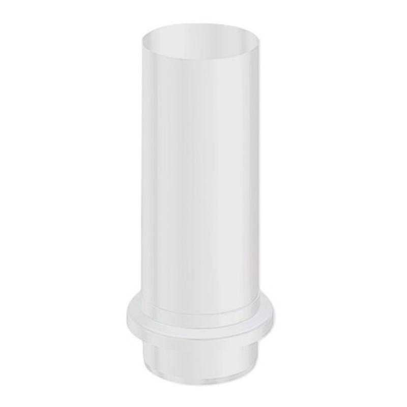 BUTK Brøndudløb 87mm Antik Hvid, Lindab 68250
