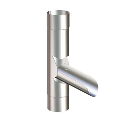 Fällbar utkastare FUTK Silvermetallic 87mm, Lindab 97157