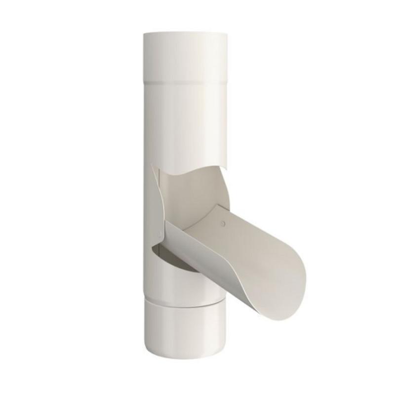 FUTK Foldbar Udkaster 87mm Antik Hvid, Lindab 67410