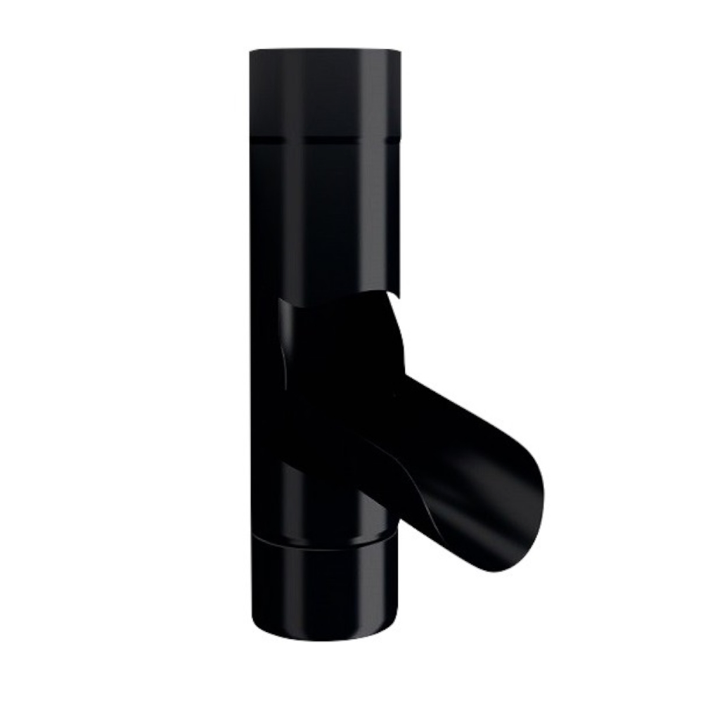 Lindab Rondo Fällbar Utkastare FUTK, 87mm Svart, Lindab 67310