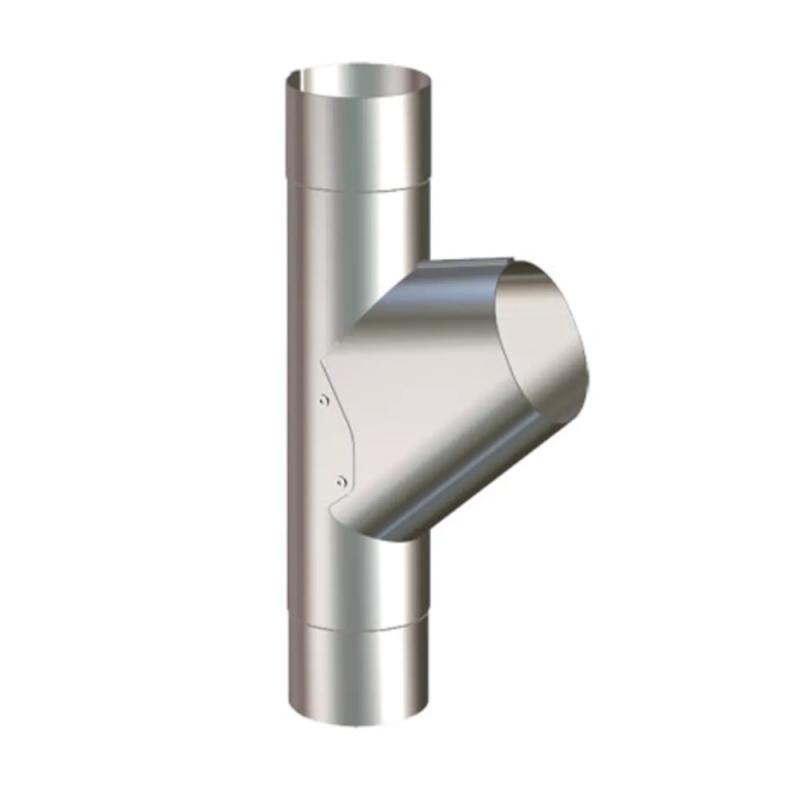 GROR Grenrør Justerbar 87mm Sølvmetallic, Lindab 97161