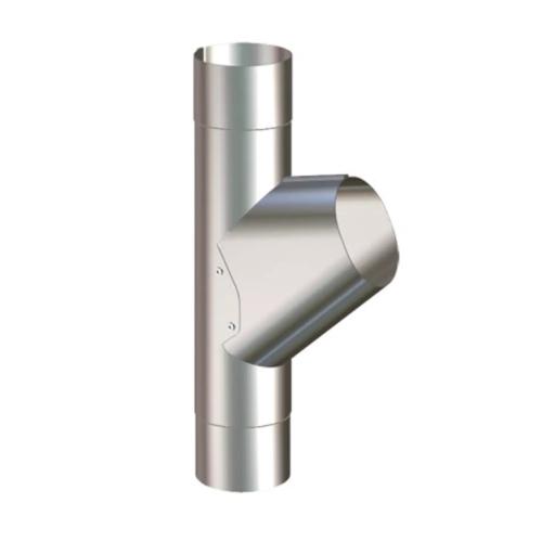 Grenrör Ställbart GROR 87mm Silvermetallic, Lindab 97161