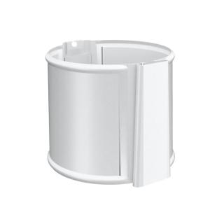 SV Vægskurv med Kile Uden Fod 87mm Antik Hvid, Lindab 2362